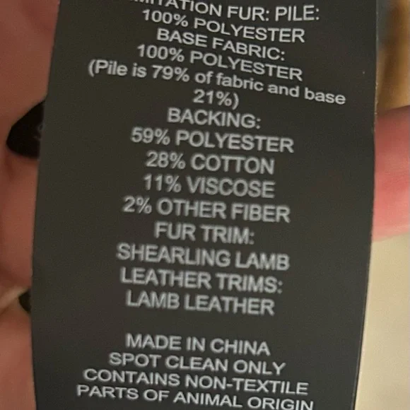 Coach shearling bomber jacket - Picture 4 of 6